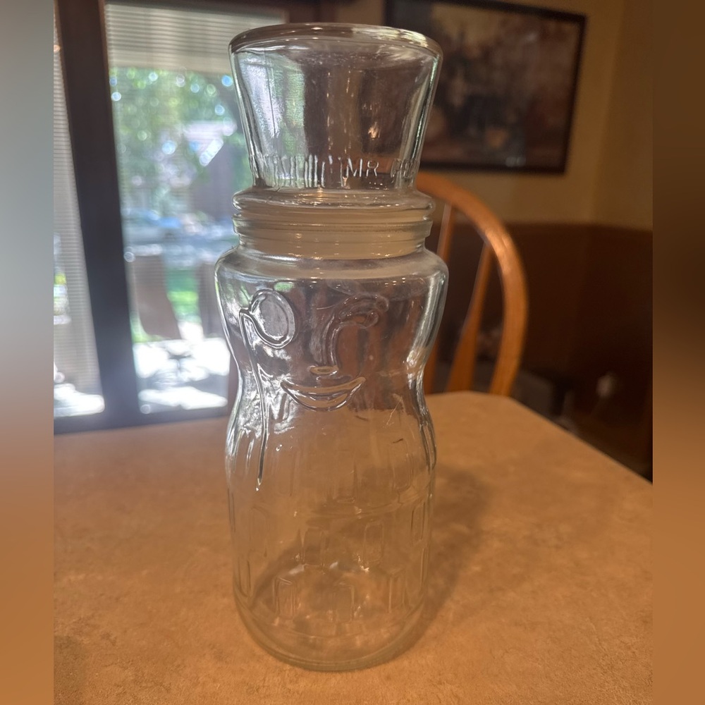 Planters Peanuts 75th Anniversary Clear Glass Jar with Lid